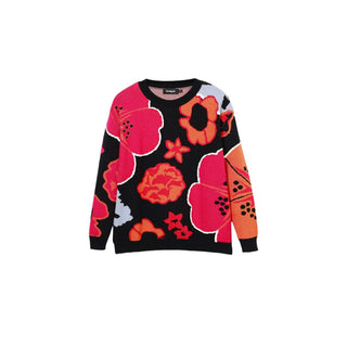 Black Polyamide Sweatshirt