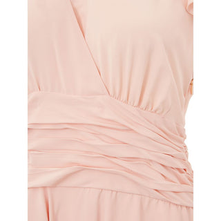Rosa Freizeitkleid aus Azetat