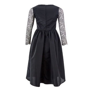 Black Polyester Cocktail Dress