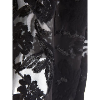 Schwarzes Viskose-Cocktailkleid