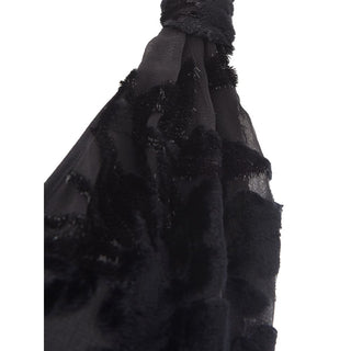 Schwarzes Viskose-Cocktailkleid