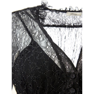 Vestido casual de nylon negro