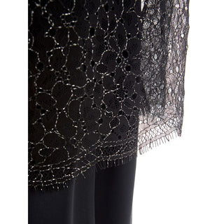 Vestido casual de nylon negro