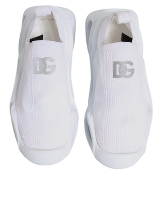 Zapatillas blancas sin cordones Wave de corte bajo