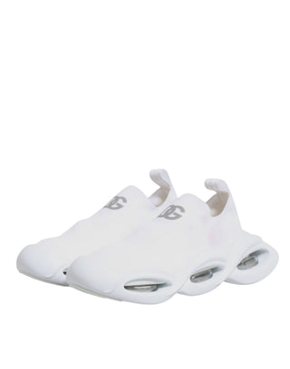 Zapatillas blancas sin cordones Wave de corte bajo