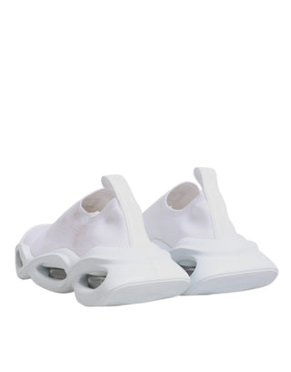 Zapatillas blancas sin cordones Wave de corte bajo