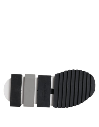 Weiße Schwarz Sorrento Socken-Sneakers Schuhe