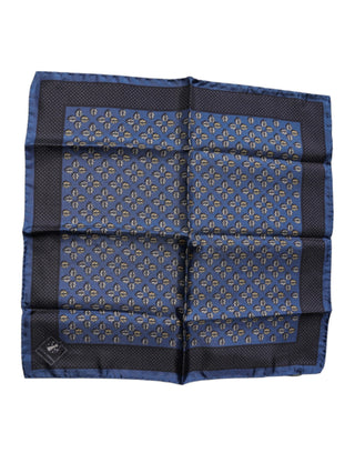 Blaues Marienkäfer Seiden-Quadrat Halstuch Schal