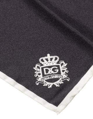 Schwarzer Krone Logo Quadratischer Taschentuch-Schal
