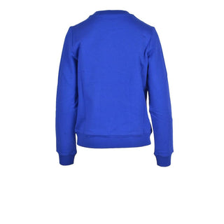 Blaues Baumwoll-Sweatshirt