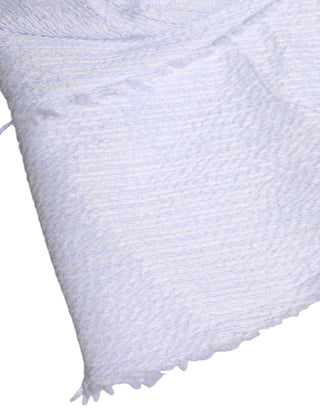 Weißer Polyester-Anglerhut mit breiter Krempe