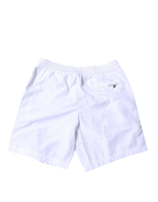 Pantalones cortos de playa con rayas blancas Traje de baño 2 piezas