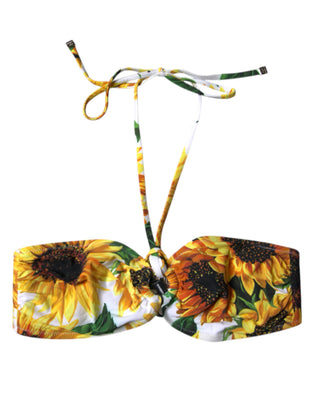 Top de bikini halter de playa floral multicolor Traje de baño