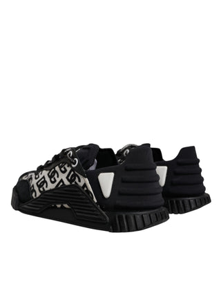 Black Logo Lace Up Low Top NS1 Sneakers Shoes