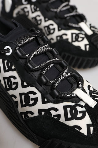 Black Logo Lace Up Low Top NS1 Sneakers Shoes