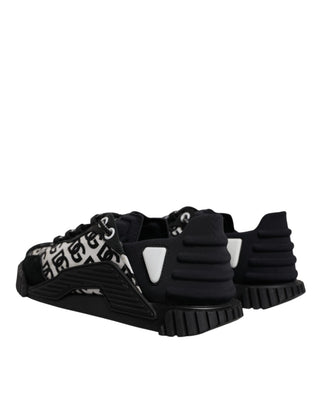 Black Logo Lace Up Low Top NS1 Sneakers Shoes