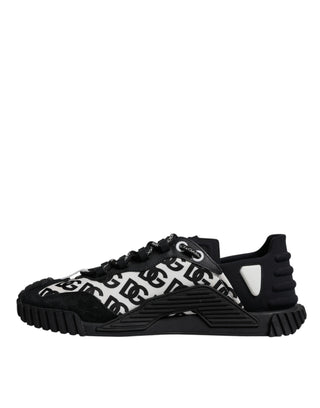 Black Logo Lace Up Low Top NS1 Sneakers Shoes