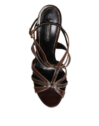 Bordeaux Ankle Strap Heels Sandals Shoes