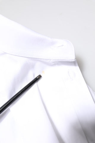 White GOLD Cotton Long Sleeves Men Dress Shirt