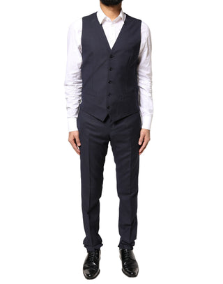 Traje formal de 3 piezas MARTINI fantasía negra