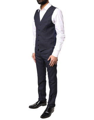 Traje formal de 3 piezas MARTINI fantasía negra