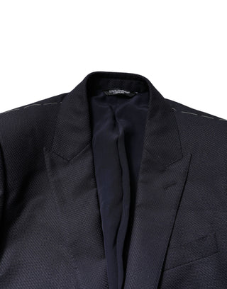 Traje formal de 3 piezas MARTINI fantasía negra