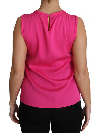 Pink Familie Seidentank Mama Bluse Oberteil Hemd