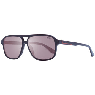 Gafas de sol de acetato burdeos