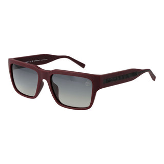Gafas de sol burdeos de plástico
