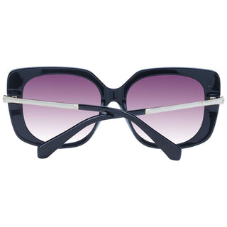 Schwarze Acetat-Sonnenbrille