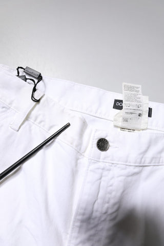 White Cotton Straight Men Denim Jeans