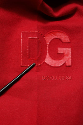 Red DG Logo Cotton Jogger Men Sweatpants Pants