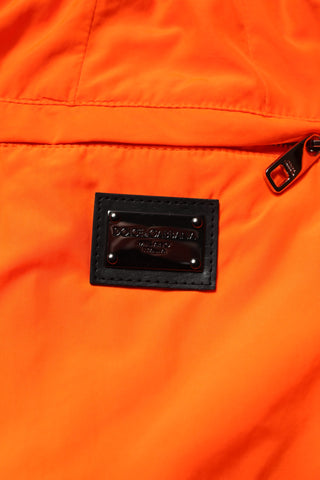 Pantalones jogger naranjas de poliéster para hombre