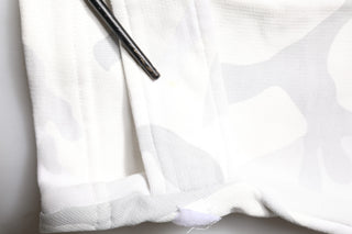 White Camouflage Cargo Jogger Sweatpants Pants