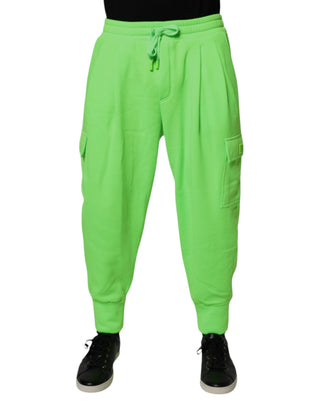 Pantalones Jogger Cargo para Hombre en Verde Neón