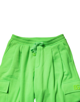 Pantalones Jogger Cargo para Hombre en Verde Neón