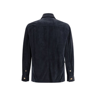 Suede leather shirt Jacket