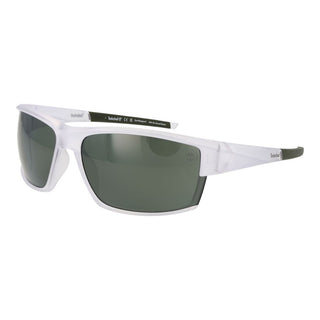 Weiße Kunststoff-Sonnenbrille