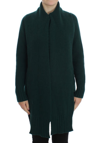 Grüne Strickjacke aus Kaschmir