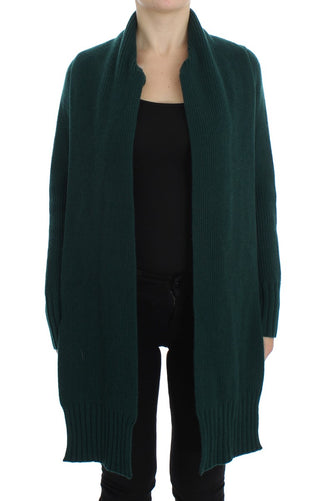 Grüne Strickjacke aus Kaschmir