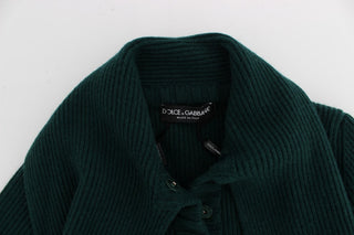 Grüne Strickjacke aus Kaschmir