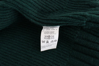 Grüne Strickjacke aus Kaschmir