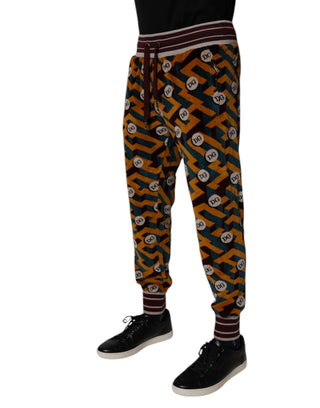 Jogginghose mit Monogramm und mehrfarbigem Logo