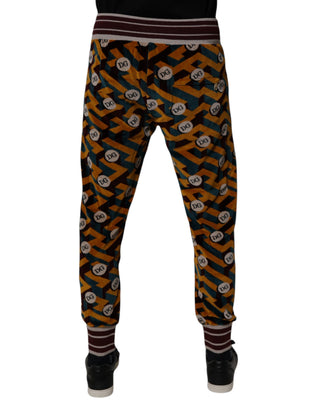 Jogginghose mit Monogramm und mehrfarbigem Logo