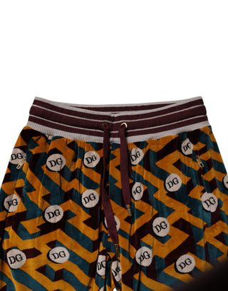 Jogginghose mit Monogramm und mehrfarbigem Logo