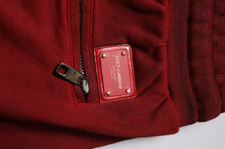 Bermuda-Sweatshorts im Ripstop-Stil in Weinrot