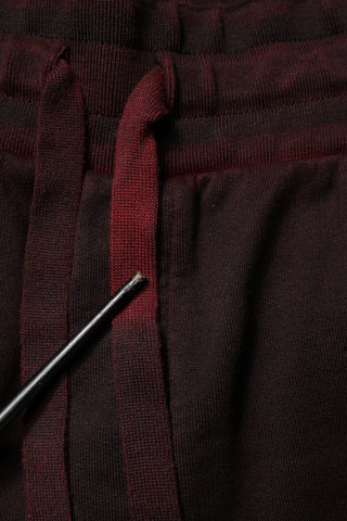 Bordeaux Cotton Bermuda Sweatshorts Shorts
