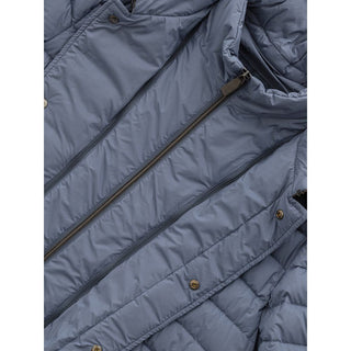 Blauer Polyestermantel