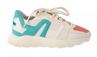 Mehrfarbige Low Top Schnürschuhe für Damen