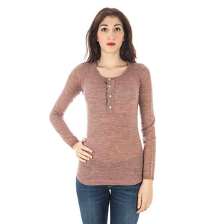 Rosa Alpaka Damenpullover